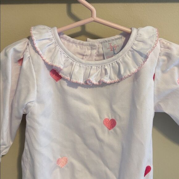 Lillie & Lilah White and Pink Heart bubble size 6 months - Picture 2 of 5